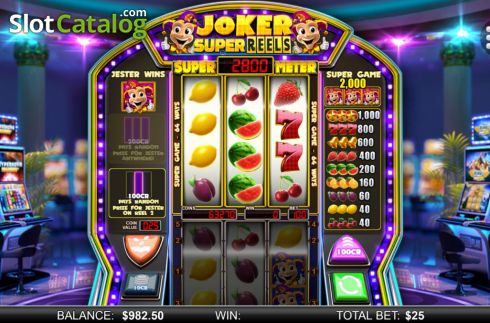 Οθόνη5. Joker Super Reels Κουλοχέρης