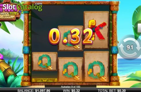 Οθόνη4. Tiki Infinity Reels Megaways Κουλοχέρης 