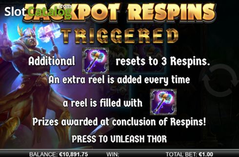 Οθόνη6. Thor Infinity Reels Κουλοχέρης