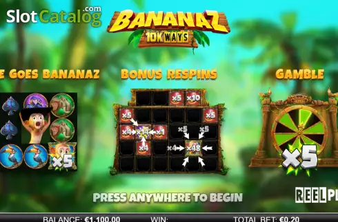Οθόνη2. Bananaz 10K Ways Κουλοχέρης