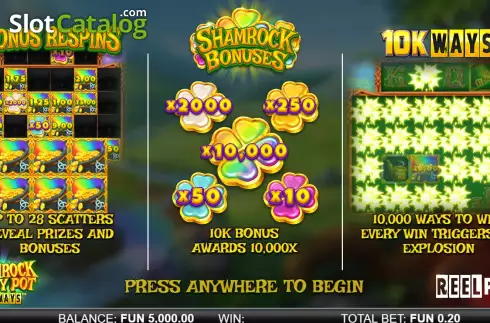 Οθόνη2. Shamrock Money Pot 10K Ways Κουλοχέρης