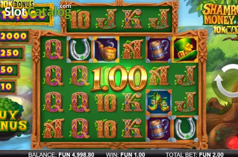 Οθόνη4. Shamrock Money Pot 10K Ways Κουλοχέρης