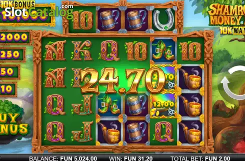 Οθόνη5. Shamrock Money Pot 10K Ways Κουλοχέρης
