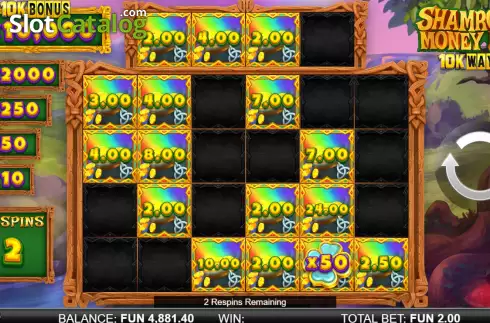 Οθόνη9. Shamrock Money Pot 10K Ways Κουλοχέρης