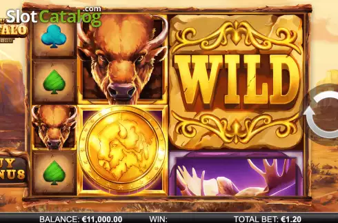 Οθόνη3. Big Bucks Buffalo Gigablox Κουλοχέρης