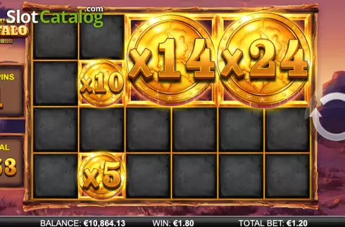 Οθόνη8. Big Bucks Buffalo Gigablox Κουλοχέρης
