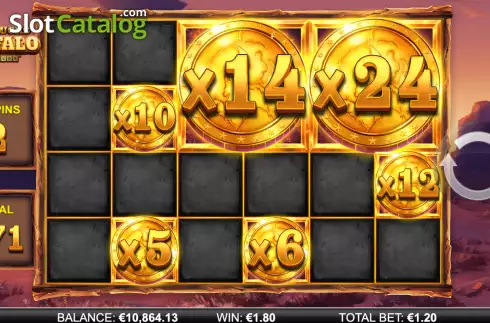Οθόνη9. Big Bucks Buffalo Gigablox Κουλοχέρης