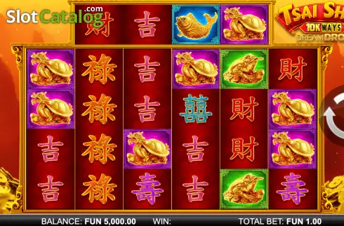 Οθόνη3. Tsai Shen 10K Ways Dream Drop Κουλοχέρης