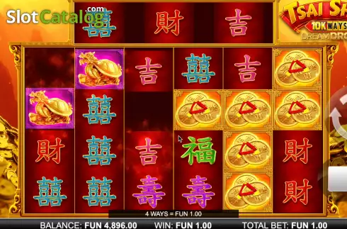 Οθόνη4. Tsai Shen 10K Ways Dream Drop Κουλοχέρης