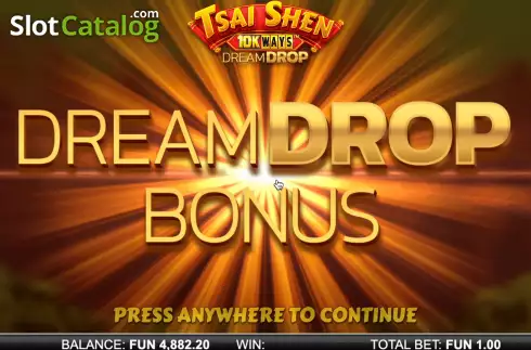 Οθόνη6. Tsai Shen 10K Ways Dream Drop Κουλοχέρης