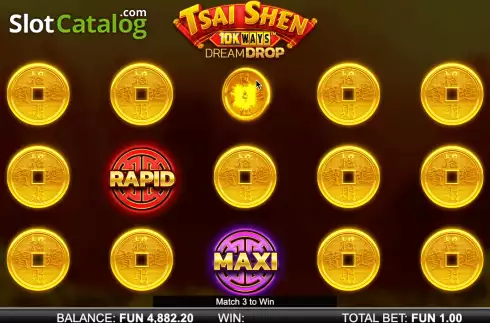 Οθόνη8. Tsai Shen 10K Ways Dream Drop Κουλοχέρης