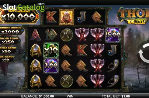 Οθόνη3. Thor 10K Ways Κουλοχέρης