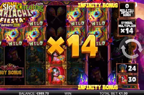 Οθόνη6. Money Mariachi Fiesta Infinity Reels Κουλοχέρης