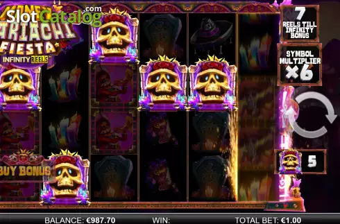 Οθόνη9. Money Mariachi Fiesta Infinity Reels Κουλοχέρης