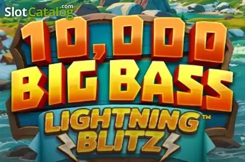 10,000 Big Bass Lightning Blitz Λογότυπο 10,000 Big Bass Lightning Blitz Λογότυπο