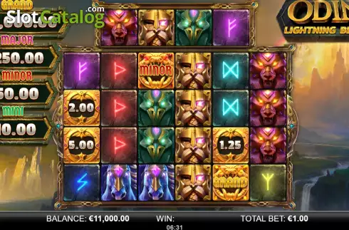 Οθόνη2. Odin Lightning Blitz Κουλοχέρης
