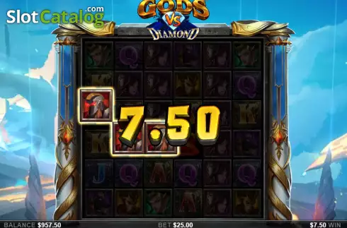 Οθόνη3. Gods Vs Diamonds Κουλοχέρης