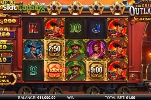 Οθόνη2. American Outlaws MultiMax Κουλοχέρης