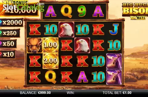Οθόνη2. Big Bucks Bison 10k Ways Κουλοχέρης
