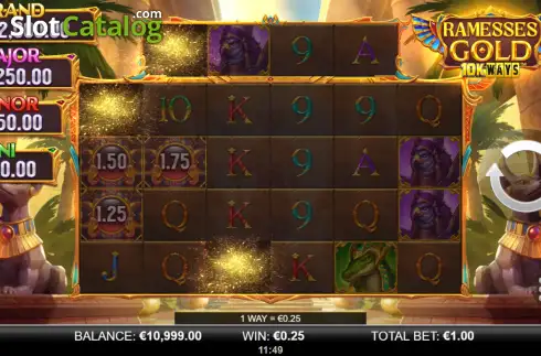 Οθόνη3. Ramesses Gold 10K Ways Κουλοχέρης