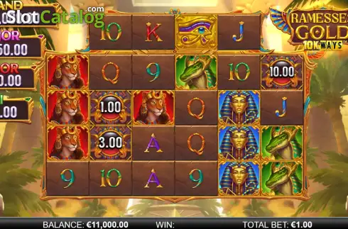 Οθόνη2. Ramsesses Gold 10K Ways Κουλοχέρης