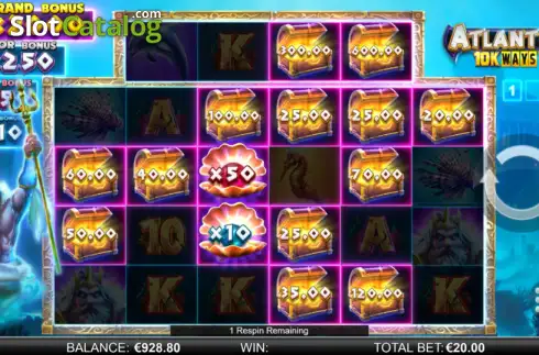 Οθόνη3. Atlantis 10K Ways Κουλοχέρης 