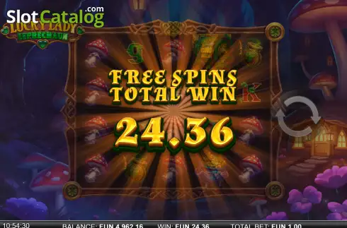 Οθόνη3. Lucky Lady Leprechaun Κουλοχέρης
