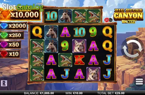 Οθόνη2. Big Bucks Canyon 10k Ways Κουλοχέρης