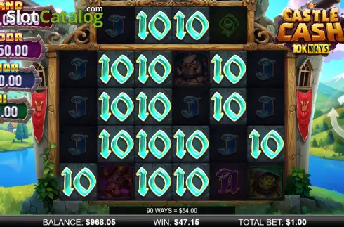 Οθόνη3. Castle Cash 10K Ways Κουλοχέρης