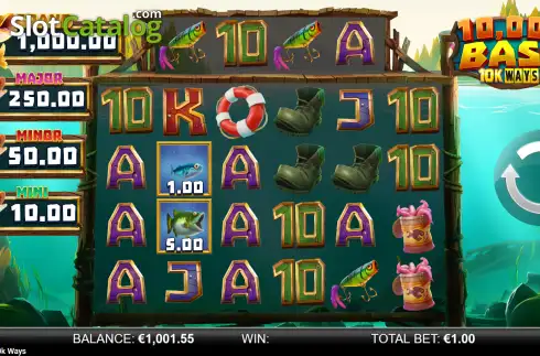 Οθόνη2. 10,000 Big Bass 10K Ways Κουλοχέρης 