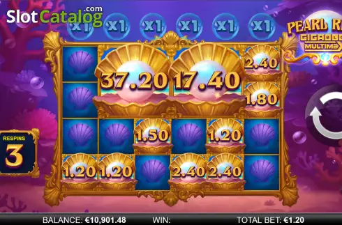 Οθόνη3. Pearl Reef Gigablox Multimax Κουλοχέρης
