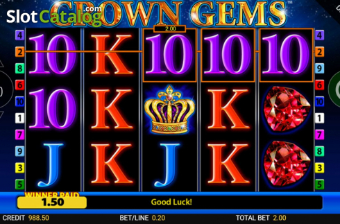 Οθόνη4. Crown Gems Κουλοχέρης