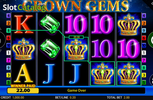 Οθόνη5. Crown Gems Κουλοχέρης