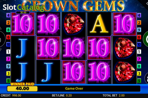 Οθόνη6. Crown Gems Κουλοχέρης