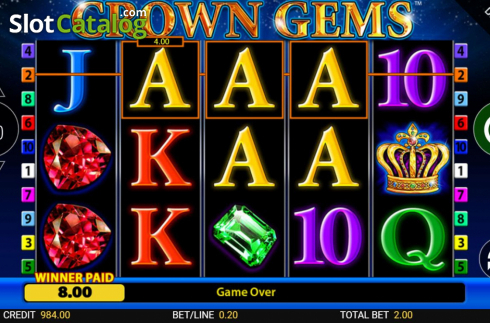 Οθόνη7. Crown Gems Κουλοχέρης