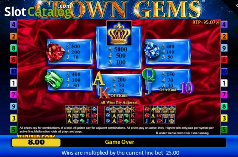 Οθόνη8. Crown Gems Κουλοχέρης