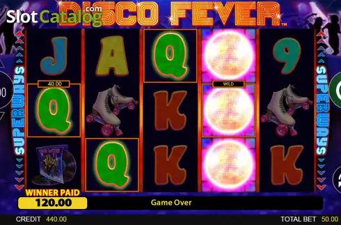 Οθόνη4. Disco Fever (Reel Time Gaming) Κουλοχέρης 
