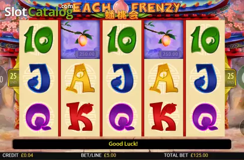 Οθόνη2. Peach Frenzy Κουλοχέρης 