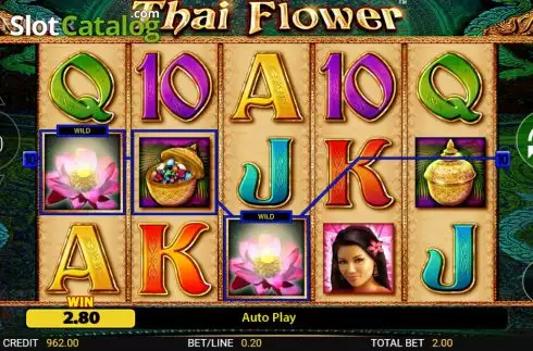 Οθόνη4. Thai Flower Κουλοχέρης
