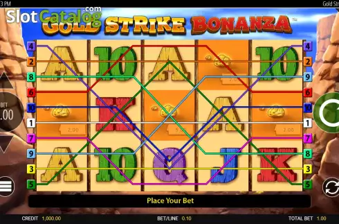 Οθόνη3. Gold Strike Bonanza Κουλοχέρης 