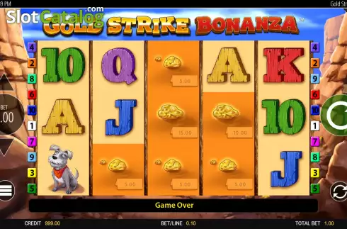 Οθόνη4. Gold Strike Bonanza Κουλοχέρης 