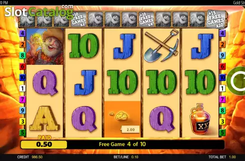 Οθόνη7. Gold Strike Bonanza Κουλοχέρης 