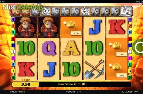 Οθόνη8. Gold Strike Bonanza Κουλοχέρης 
