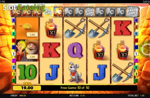 Οθόνη9. Gold Strike Bonanza Κουλοχέρης 