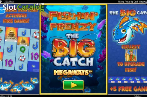 Οθόνη2. Fishin Frenzy The Big Catch Megaways Κουλοχέρης