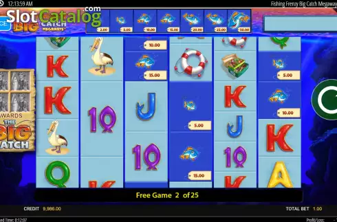 Οθόνη7. Fishin Frenzy The Big Catch Megaways Κουλοχέρης