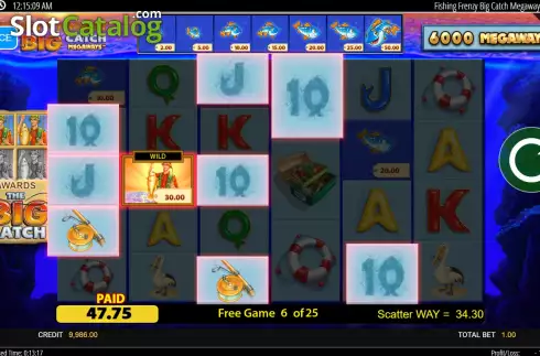 Οθόνη8. Fishin Frenzy The Big Catch Megaways Κουλοχέρης