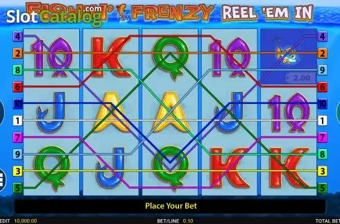 Οθόνη3. Fishin’ Frenzy Reel ’Em In Κουλοχέρης