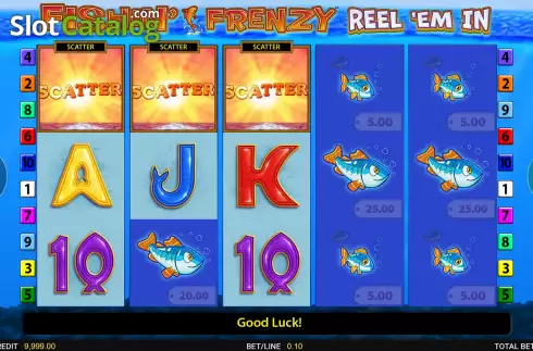 Οθόνη4. Fishin’ Frenzy Reel ’Em In Κουλοχέρης