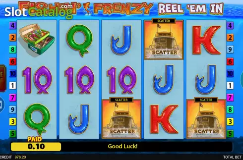 Οθόνη7. Fishin' Frenzy Reel 'Em In Fortune Play Κουλοχέρης
